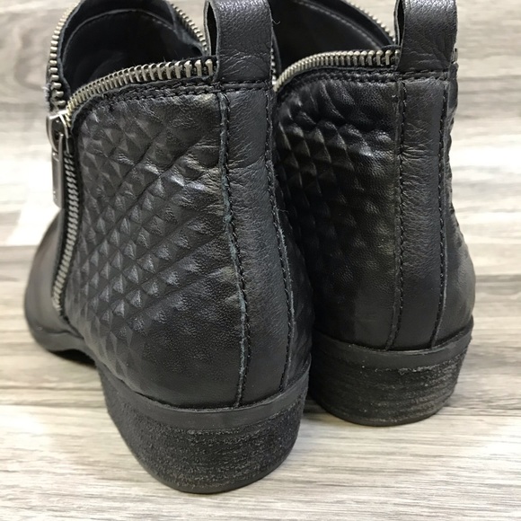 Lucky Brand Bartalino Black Leather Boots - Picture 4 of 8